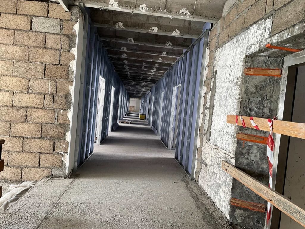 División en tabiques de pladur PPH