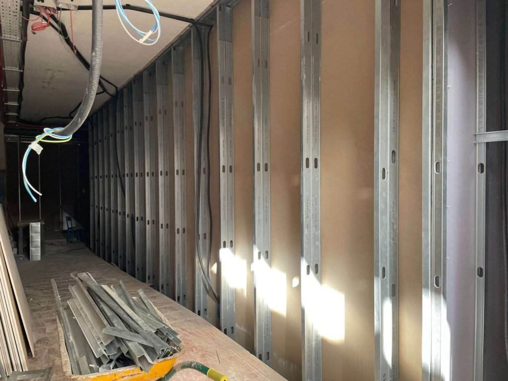 Cara interna tabique de pladur